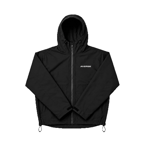 AVERSE Imperméable léopard réactif à l'eau - Noir