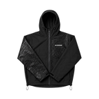 AVERSE Imperméable léopard réactif à l'eau - Noir