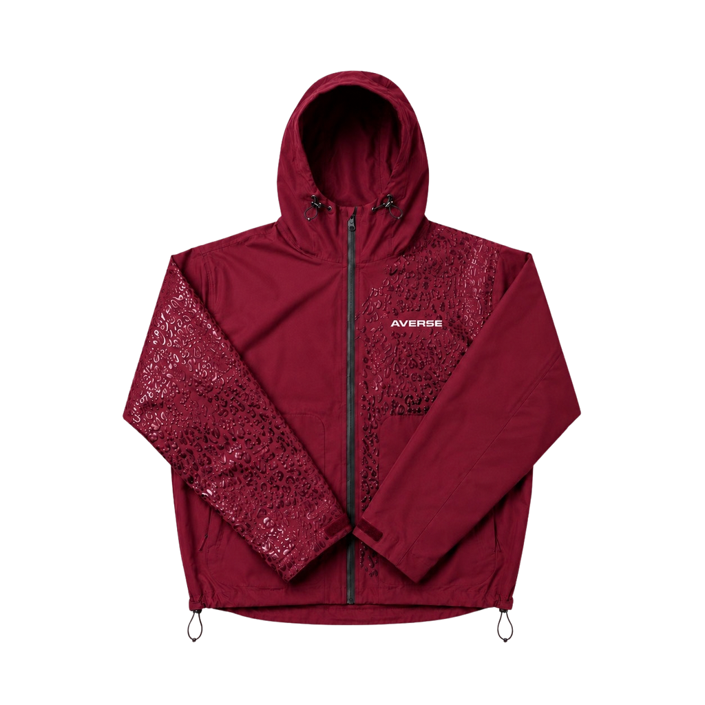 Rouge AVERSE Imperméable léopard réactif à l'eau - Rouge