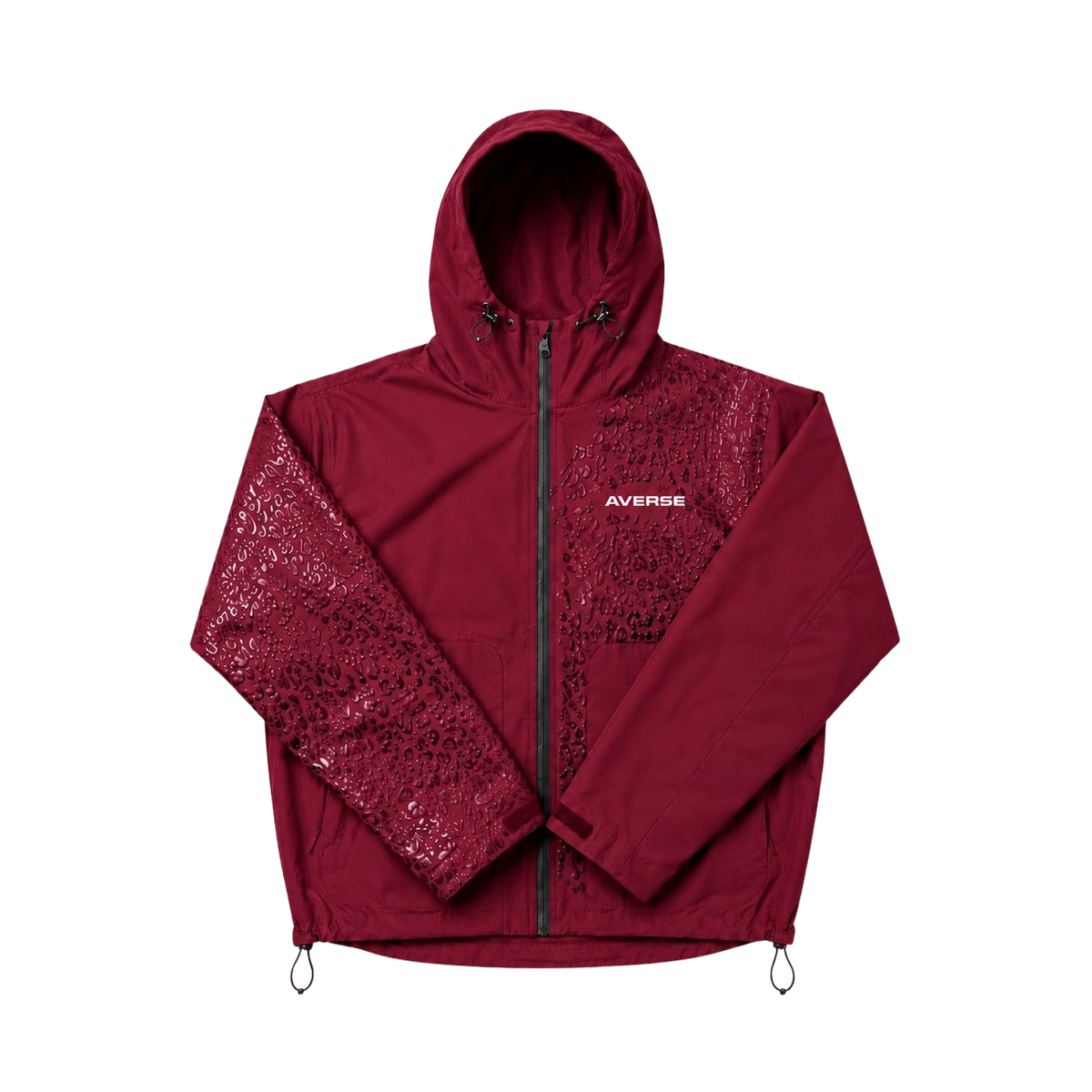 Rouge AVERSE Imperméable léopard réactif à l'eau - Rouge