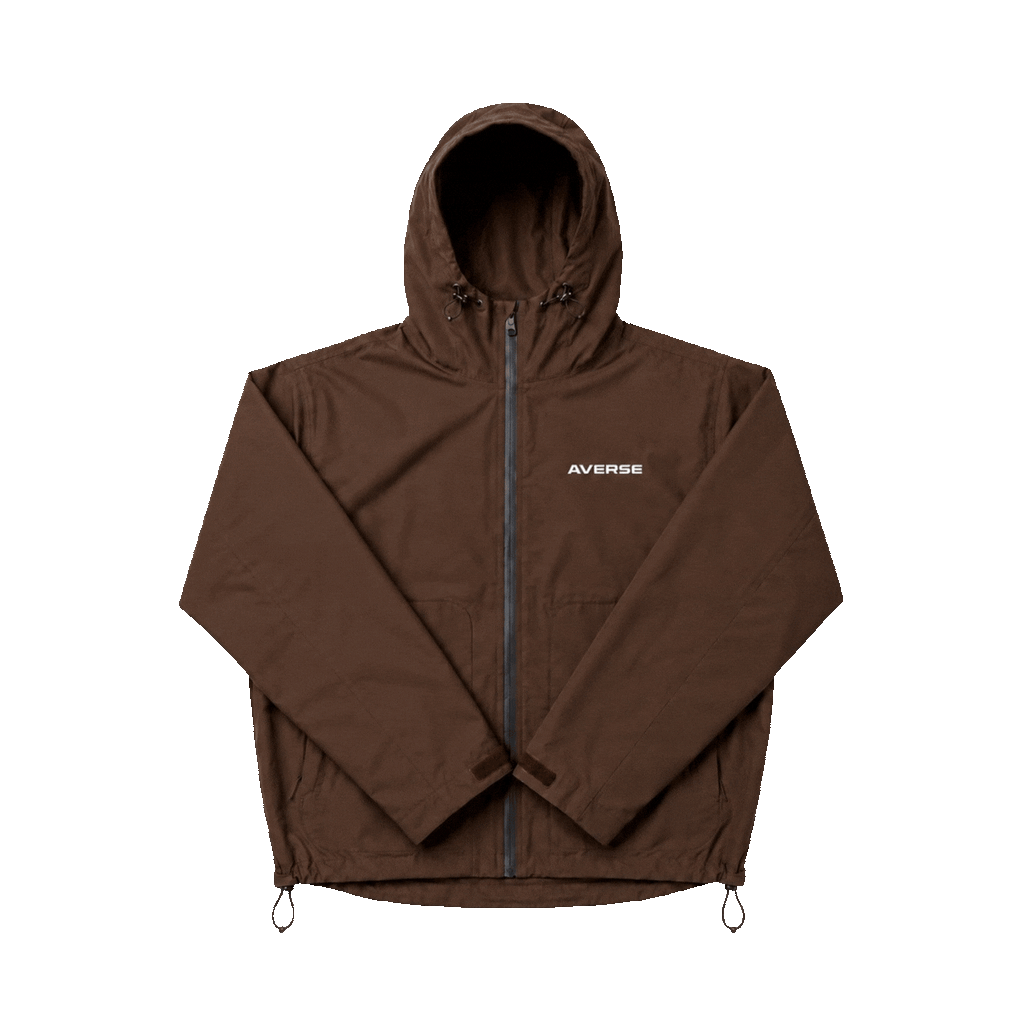 MARRON AVERSE Imperméable léopard réactif à l'eau - Marron