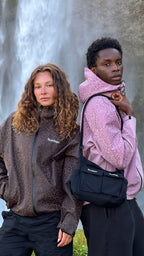 MARRON AVERSE Imperméable léopard réactif à l'eau - Marron