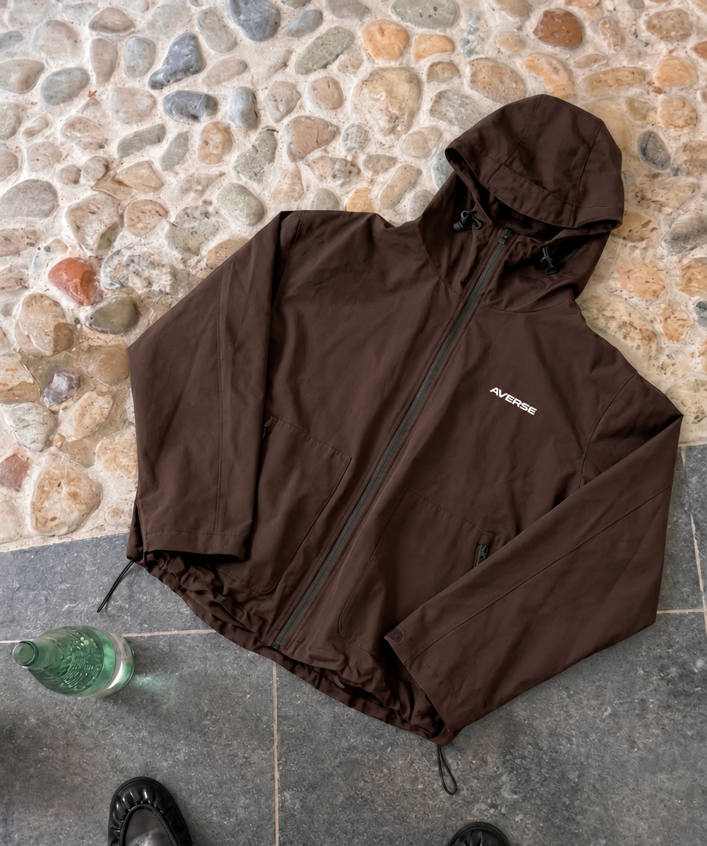 MARRON AVERSE Imperméable léopard réactif à l'eau - Marron